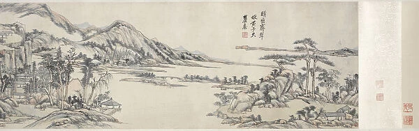 Green Peaks under Clear Sky Huang Gongwang 1703-1708