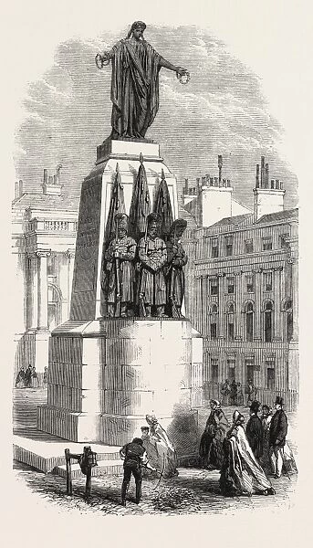 The Guards Memorial at Waterloo Place, Pall Mall, Uk