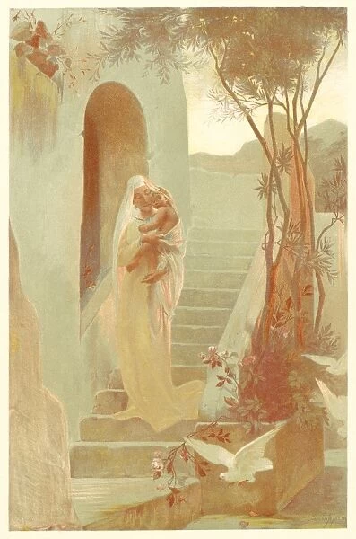 Guillaume Dubufe (French, 1853 - 1909). L Enfant, 1899