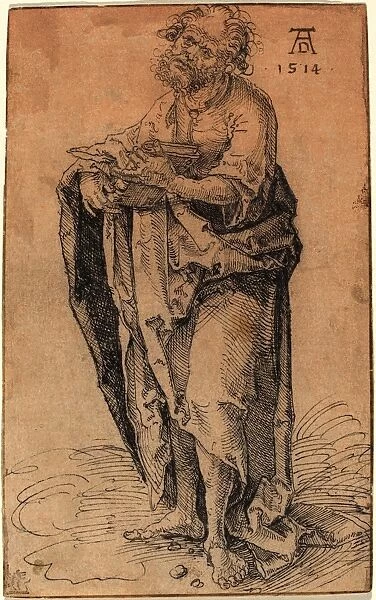 Hans SaOEss von Kulmbach, German (c. 1485-1522), A Standing Apostle Holding a Book, c