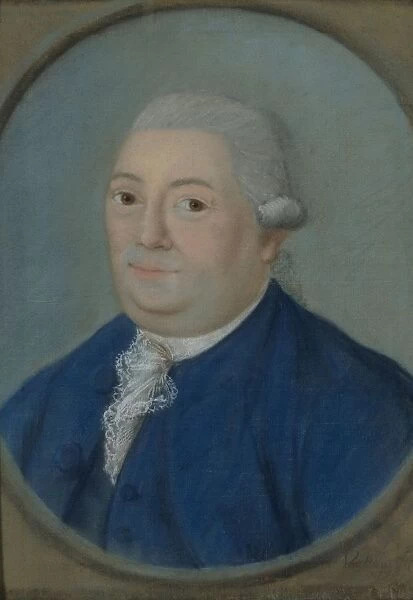 Hendrick van Leendt 1732-80 Portrait Bust left