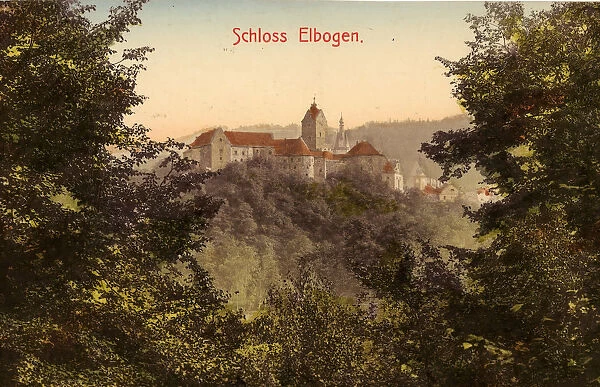 History Loket Castle 1910 Karlovy Vary Region