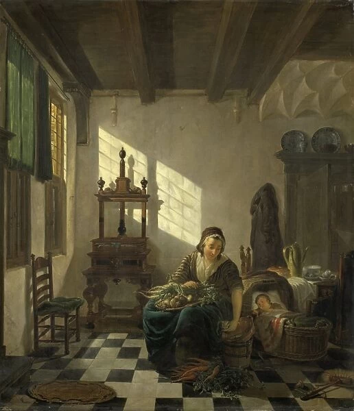 The Housewife, Abraham van Strij, I, 1800 - 1811