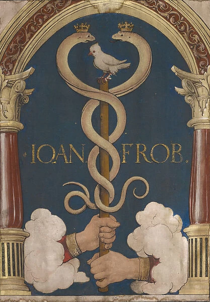 Impresis Johann Froben c. 1523 tempera unprimed canvas