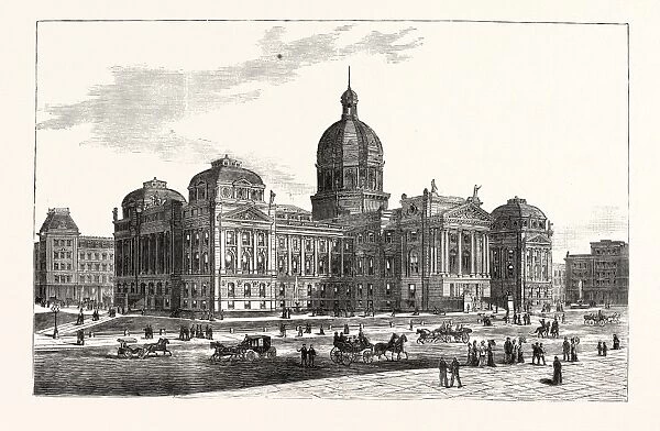 Indiana: the New State House at Indianapolis, Corner-Stone Laid September 28Th