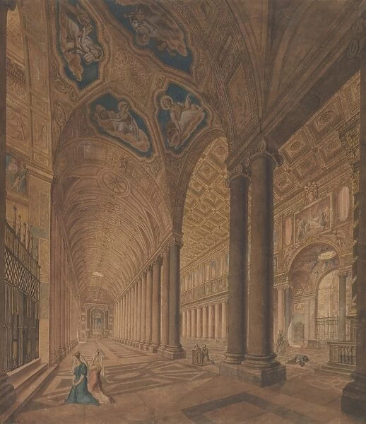 Interior View Basilica Santa Maria Maggiore Rome
