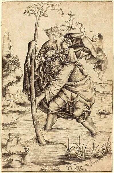 Israhel van Meckenem after Master of the Housebook (German, c. 1445 - 1503), Saint Christopher