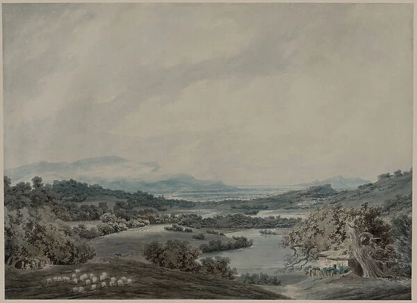 Italian Landscape 1790-1792 John Robert Cozens