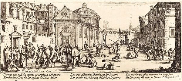 Jacques Callot, French (1592-1635), The Hospital, c. 1633, etching