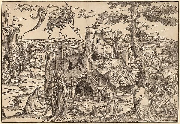 Jan Wellens de Cock (Netherlandish, c. 1480 - c. 1527), The Temptation of Saint Anthony