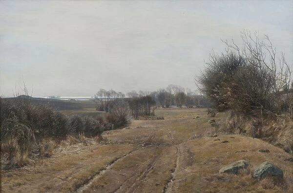 Janus La Cour path Danish Stien painting 1896