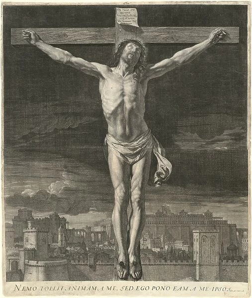 Jean Morin, after Philippe de Champaigne, Christ Dying on the Cross, French, c. 1600-1650