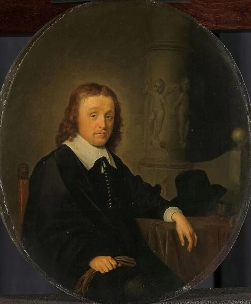 Johan Wittert van der Aa 1604-1670 Portrait Sitting