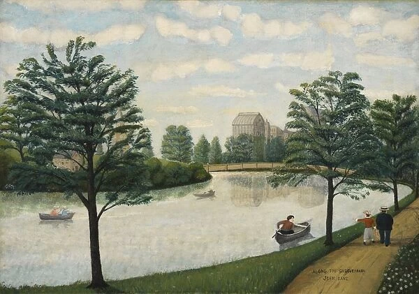 John Kane Susquehanna c. 1928 Oil canvas