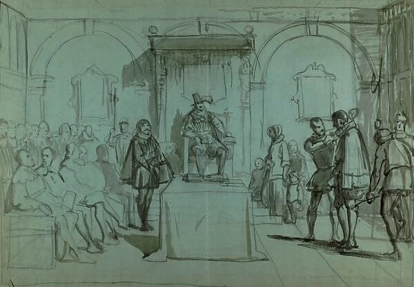 King Christian IV, Denmark Judging Christoffer Rosenkrantz, verso, Don Quixote, Others