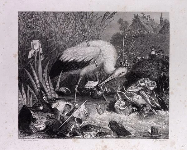 King Stork and the Frogs