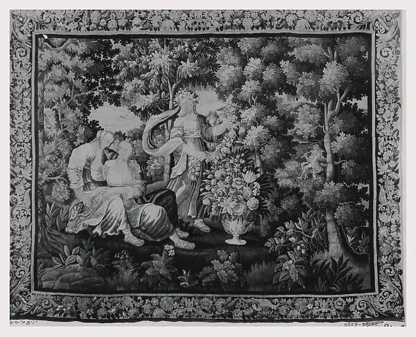 Landscape Diana two nymphs