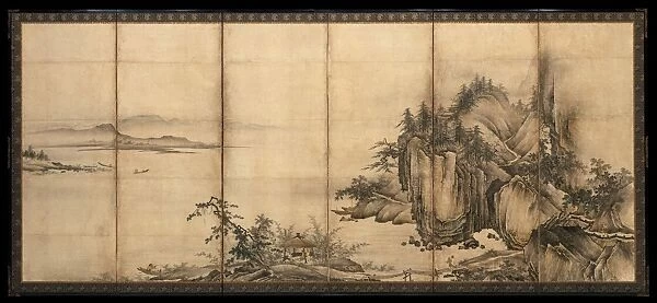 Landscape Four Seasons Muromachi period 1392-1573