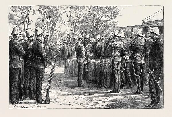 The Late Zulu War: Distribution of Medals to the Fifty-Eighth Regiment and the Natal