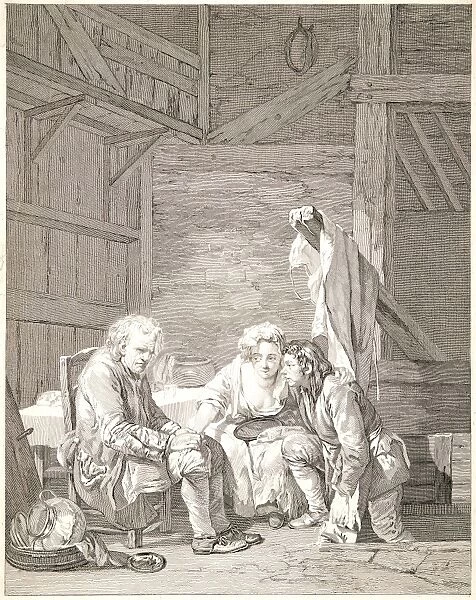Laurent Cars (French, 1699-1771) after Jean-Baptiste Greuze (French, 1725 - 1805)