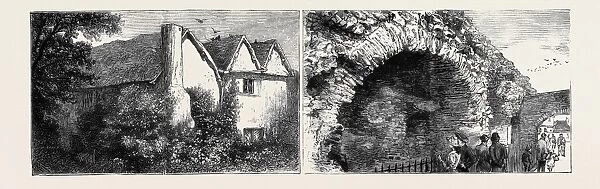 Leicester: Latimers House (Left), the Old Jewry Wall (Right)