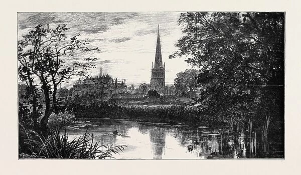 Leicester: St. Marys Church, from the River