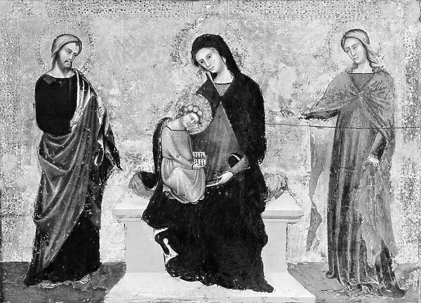 Madonna Child Enthroned Saints James Minor Lucy