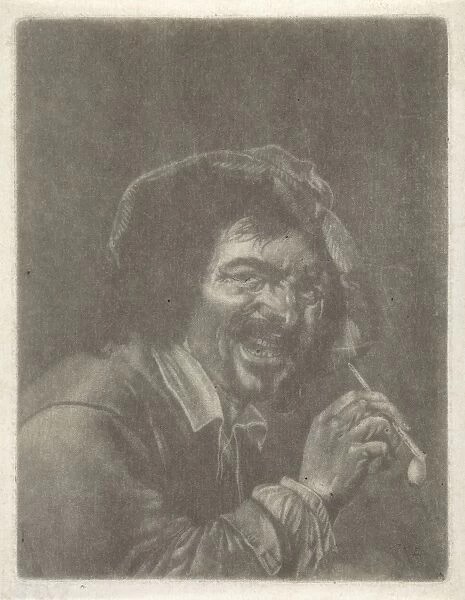Man with a Pipe, Jan van der Bruggen, Jan Verkolje I Petrus Staverenus, 1659-1740