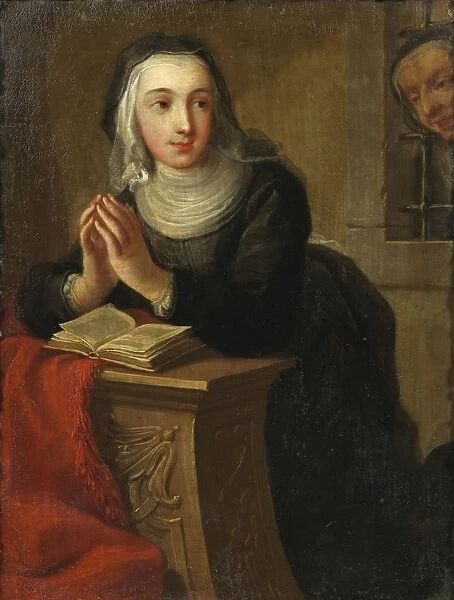 Martin van Meytens Kneeling nun painting 1731