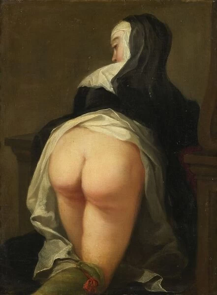 Martin van Meytens Kneeling nun painting circa 1731