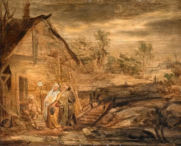 Mary and Joseph Outside the Inn, John Runciman, 1744-1768, British