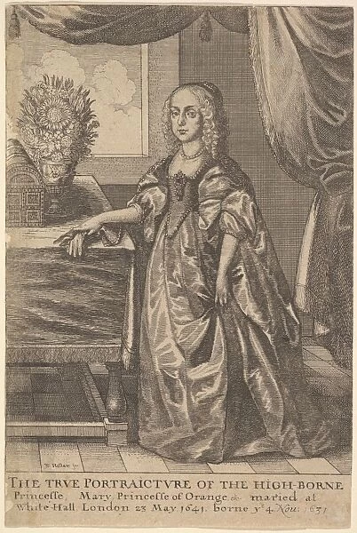 Mary Princess Orange 1625-77 Etching first state