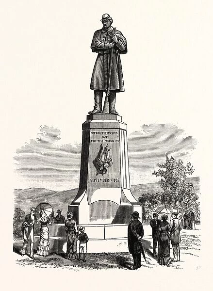 Maryland: the Monument at the National Cemetery, Antietam, Unvailed 17th September