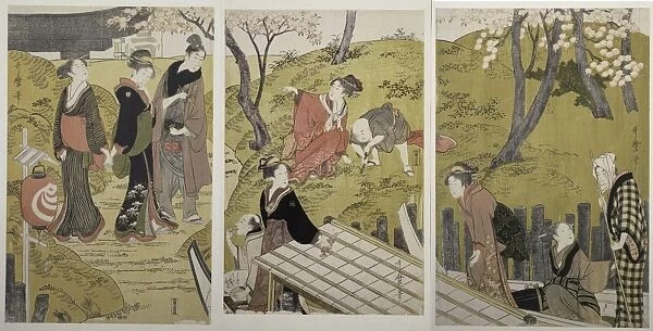 Mimeguri no dote] = [The embankment at Mimeguri], Kitagawa, Utamaro (1753?-1806)