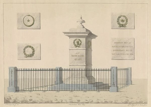 Monument Henri Daniel Guyot, Alphonse Pierre Giraud, 1829
