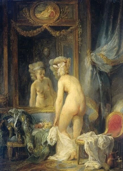 Morning Toilet Morning toilet bedroom naked woman