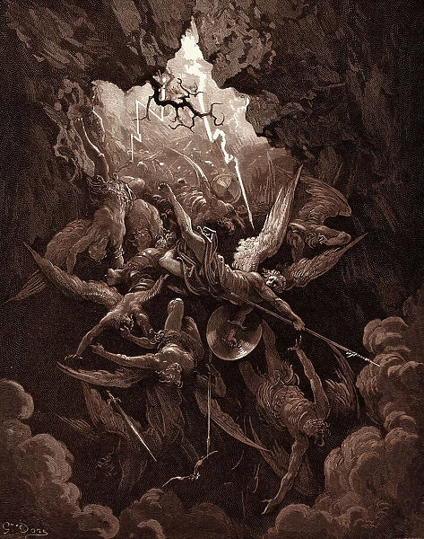 THE MOUTH OF HELL, BY GUSTAVE DORE, 1832 - 1883, French