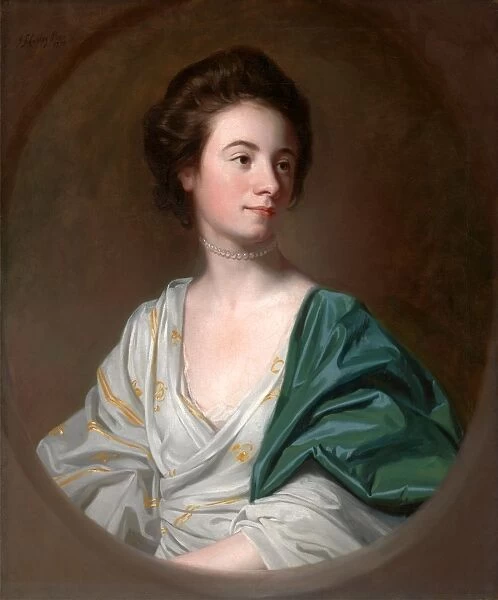 Mrs. Robert Hyde Signed and dated, upper left: J. S. Copley Pinx | 1778'