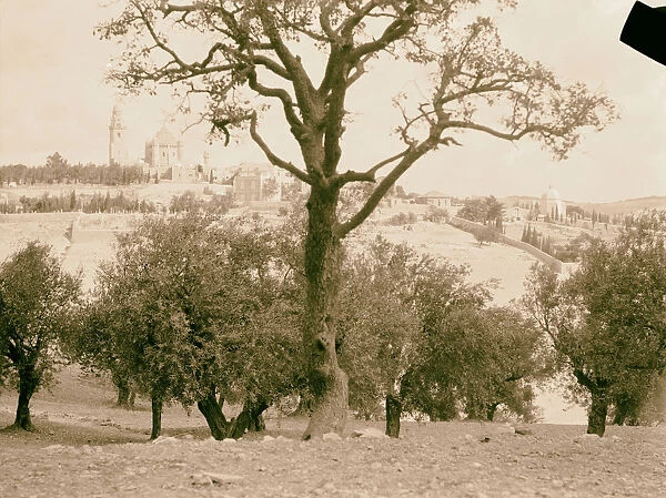 Mt Zion valley Hinnom 1934 Jerusalem Israel