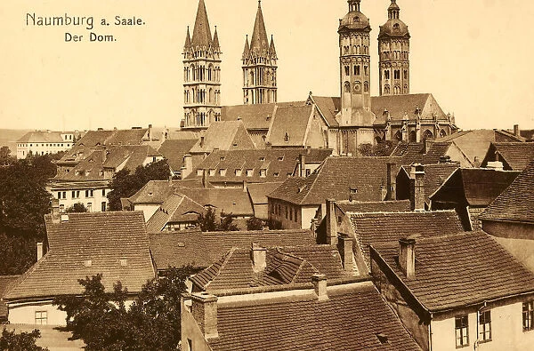 Naumburg Cathedral Postcards 1912 Saxony-Anhalt
