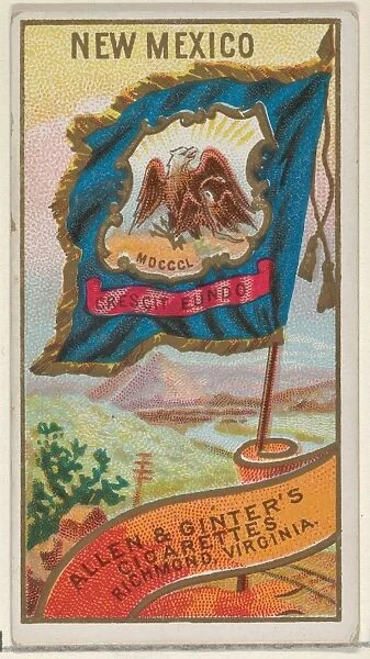 New Mexico Flags States Territories N11 Allen & Ginter Cigarettes Brands