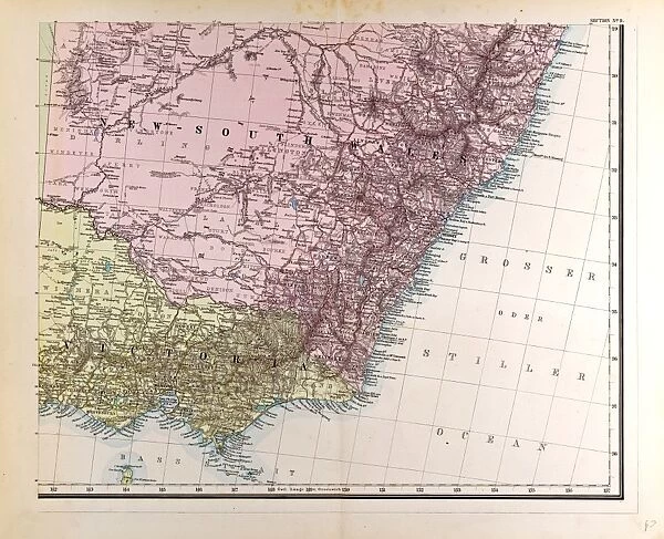New South Wales Gotha, Justus Perthes, 1872, Atlas