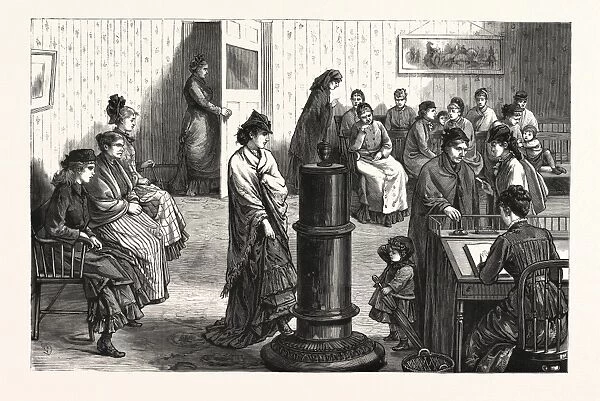 New York: the Waiting Room in the Building of the Workingwomans Protective Union
