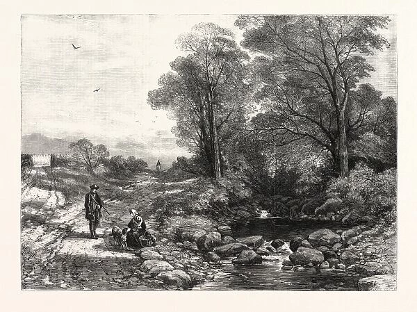 In the North Countrie, by T. Creswick, R. A in the Exhibition of the Royal Academy, Uk
