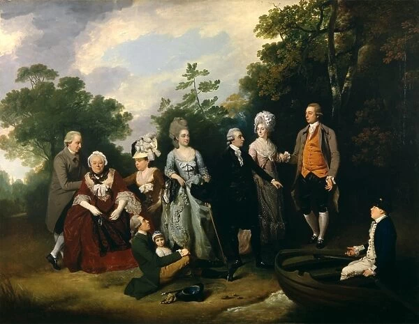 The Oliver and Ward Families, Francis Wheatley, 1747-1801, British