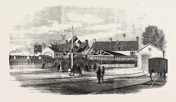 Opening of the Exeter and Exmouth Railway: Arrival of the First Train at Exmouth