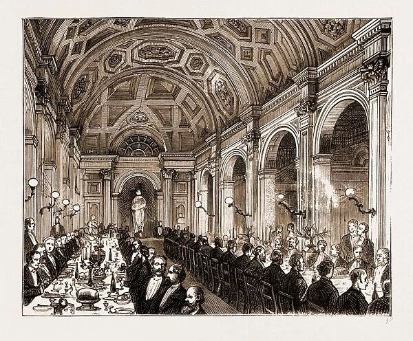 Opening of the New Wing of University College, London, Uk, 1881: the Banquet in The