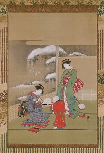 Painting Eyes Snow Rabbit Úø¬ÕàÄÕø│ Edo period