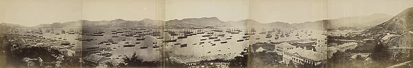 Panorama Hong Kong showing Fleet North China
