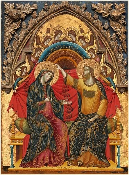 Paolo Veneziano, The Coronation of the Virgin, Italian, active 1333-1358-1362, 1324